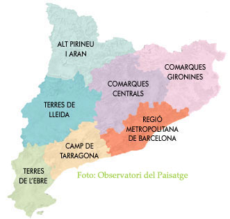 Mapa de Catalunya